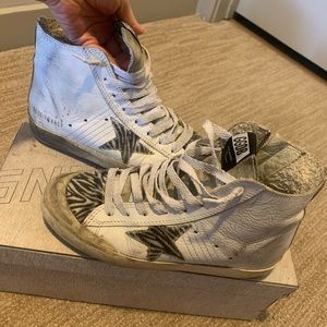 Goldengoose superstar hightop sneakers